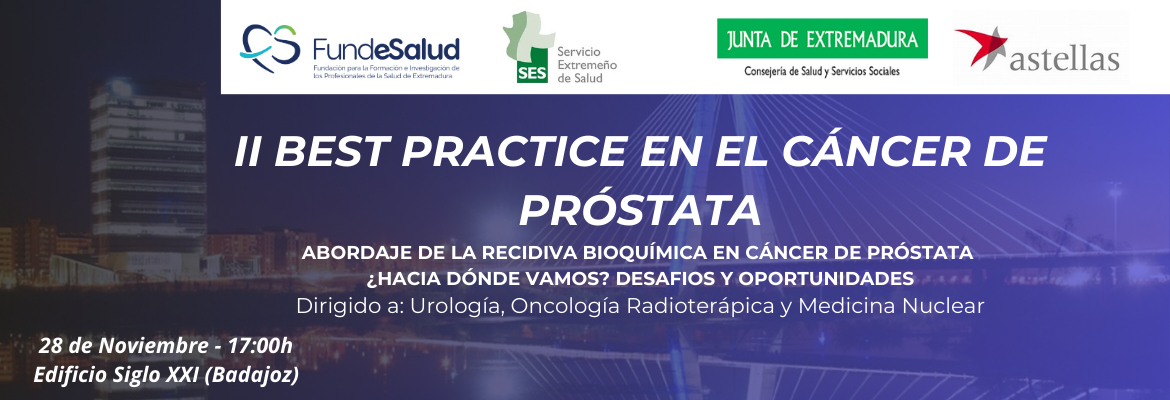 II Best Practice en el Cáncer de Próstata – Abordaje de la recidiva bioquímica en cáncer de próstata. ¿Hacia dónde vamos? Desafíos y Oportunidades